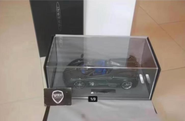 SALE !! 1:18 PAGANI HUAYRA ROADSTER BC dark green BBR WRH, Hobby en Vrije tijd, Modelauto's | 1:18, Zo goed als nieuw, Auto, Overige merken