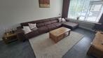 Mooie Hoekbank met loungedeel, Huis en Inrichting, Banken | Bankstellen, Stof, Gebruikt, Hoekbank, 300 cm of meer