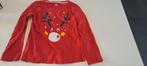 Rode Kersttrui Maat 122/128, Jongen of Meisje, Ophalen of Verzenden, Zo goed als nieuw, Shirt of Longsleeve