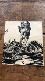 Oude inkt tekening, Antiek en Kunst, Ophalen of Verzenden