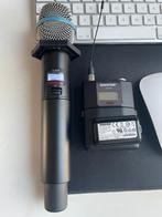 Shure ULXD 1&2 met sm58 & wl 185 condensator mic - originale, Ophalen of Verzenden, Zo goed als nieuw, Zangmicrofoon