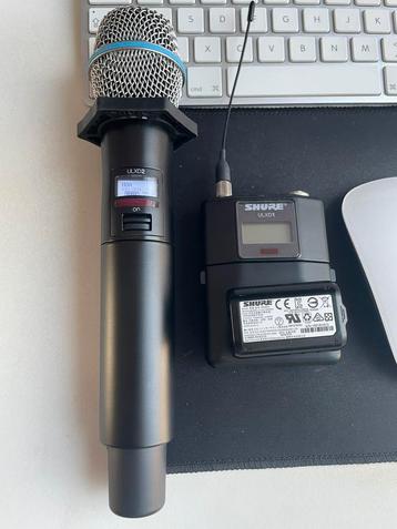 Shure ULXD 1&2 met sm58 & wl 185 condensator mic - originale beschikbaar voor biedingen