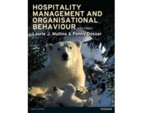 Hospitality Mngmnt & Organstnl Behaviour 9780273758372, Boeken, Studieboeken en Cursussen, Zo goed als nieuw, HBO, Beta, Verzenden