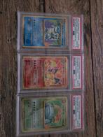 Pokemon 25th anniversary psa10 Charizard Blastoise Venusaur, Ophalen of Verzenden, Zo goed als nieuw, Losse kaart