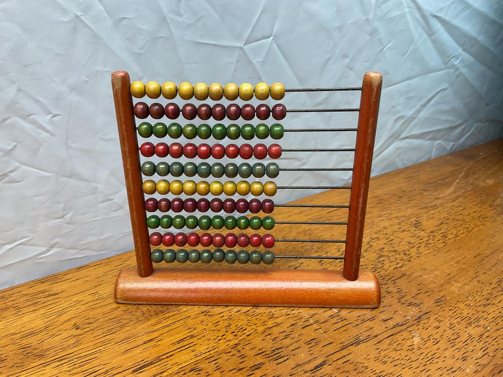 Vintage Houten Abacus Rekenrek, Kinderen en Baby's, Speelgoed | Educatief en Creatief, Ophalen of Verzenden, Gebruikt, Rekenen