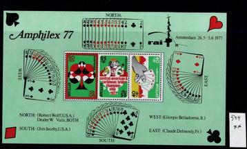 Vier postfrisse blokken Antillen beschikbaar voor biedingen