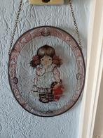 Prachtige oude glas in lood raamhanger van Sarah Kay, Antiek en Kunst, Curiosa en Brocante, Ophalen of Verzenden