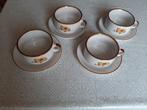 4 soepkommen met bordjes alleen afhalen, Huis en Inrichting, Keuken | Servies, Ophalen, Overige stijlen, Bord(en)