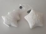 Set van 2 Riverdale kerst hangers. Wit. Ster. Kerstboom., Diversen, Kerst, Ophalen of Verzenden, Zo goed als nieuw
