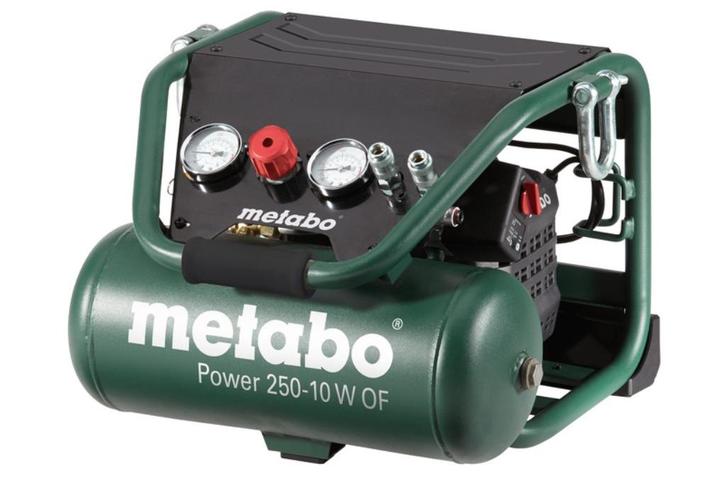 Metabo Power 250-10 W OF Compressor, Doe-het-zelf en Verbouw, Compressors, Zo goed als nieuw, 10 bar of meer, 100 liter of meer