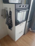 Inbouw oven incl Ikea ladeblok, Gebruikt, Oven, Inbouw, 45 tot 60 cm