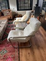 Fauteuils Jan des Bouvrie set van 2, Huis en Inrichting, Ophalen, Zo goed als nieuw, 50 tot 75 cm, Leer
