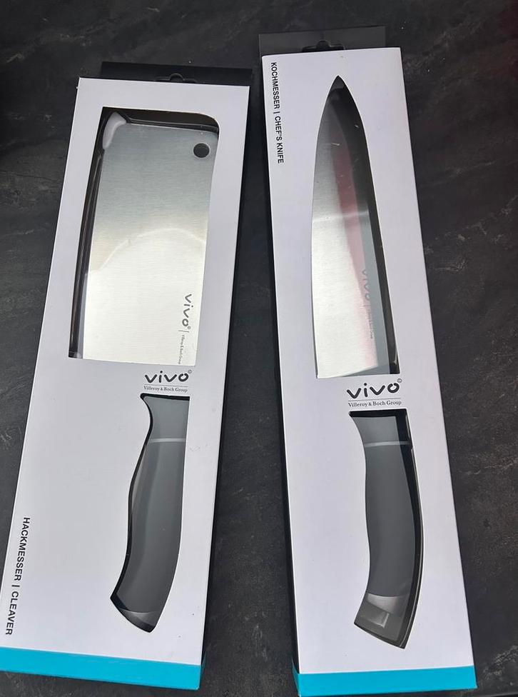 Vivo villeroy & Boch Hakmes of Chef’s mes, Huis en Inrichting, Keuken | Bestek, Nieuw, Los bestek, Rvs of Chroom, Ophalen of Verzenden