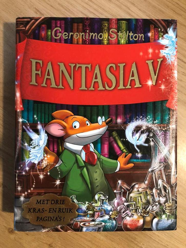 Geronimo Stilton - Fantasia V (hardcover), Boeken, Kinderboeken | Jeugd | onder 10 jaar, Gelezen, Fictie algemeen, Ophalen