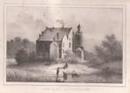 Dalfsen. Het Huis Rechteren. Litho 1846, Antiek en Kunst, Ophalen of Verzenden