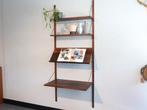 Deens vintage wandsysteem palissander met leesplank, Huis en Inrichting, Kasten | Wandmeubels, Met plank(en), Minder dan 150 cm