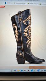 Nemonic Laarzen Panterprint Nieuw, Hoge laarzen, Nemonic, Zwart, Nieuw