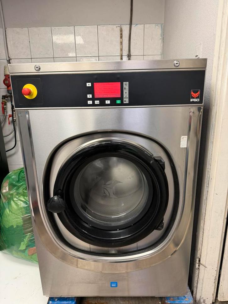 Ipso IY135 Industriële Wasmachine–Elektrisch Verwarmd (2018), Witgoed en Apparatuur, Wasmachines, Gebruikt, 10 kg of meer, 1600 toeren of meer