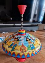 Metalen blikken bromtol. Vintage, Ophalen of Verzenden