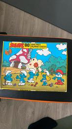 Vintage smurfen puzzel van 80 stukjes compleet, Verzamelen, Smurfen, Gebruikt, Ophalen of Verzenden