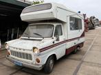 Ford Transit Camper - Restauratieproject! (ENSCHEDE), Caravans en Kamperen, Standaard zit, Alkoof, Ringverwarming, Dakluik