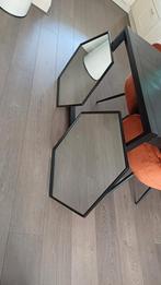 Hippe Hexagon spiegels 70cm, Huis en Inrichting, Woonaccessoires | Spiegels, Ophalen, Rond, Zo goed als nieuw, Minder dan 100 cm