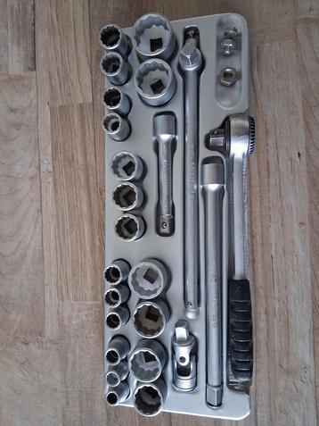 Gedore 1/2 doppenset 10mm t/m 32mm beschikbaar voor biedingen