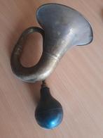 Antieke koperen claxon, Ophalen of Verzenden