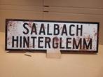 Retro Plaatsnaambord Saalbach-Hinterglemm, Ophalen of Verzenden, Nieuw