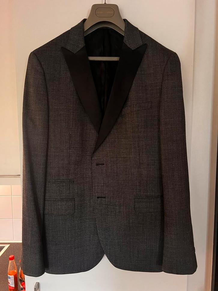 Prachtig colbert Cavallaro Napoli, Kleding | Heren, Kostuums en Colberts, Zo goed als nieuw, Maat 52/54 (L), Grijs, Verzenden