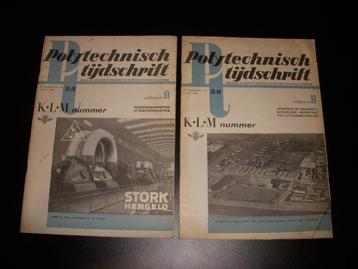 2X Polytechnisch tijdschrift K.L.M nummers uit 1949 beschikbaar voor biedingen