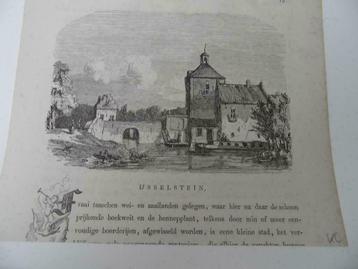 G 319 / Ijsselstein Houtgravure vrij Zeldzaam beschikbaar voor biedingen