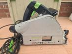 Festool invalzaag met geleider, Gebruikt, Invalzaag, Ophalen of Verzenden, 30 tot 70 mm