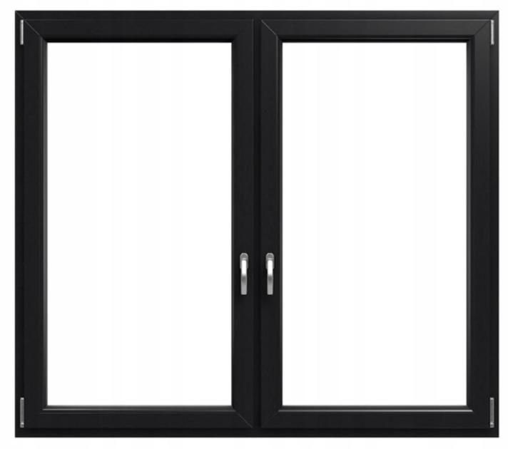HR+++ Raam Balkondeur Antraciet Drutex Dubbelvleugelig, Doe-het-zelf en Verbouw, Glas en Ramen, Nieuw, Gevelraam of Ruit, 120 tot 160 cm