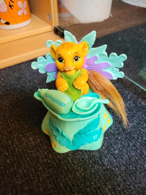Disney lion king jungle friend babie's simba set, Verzamelen, Disney, Zo goed als nieuw, Beeldje of Figuurtje, Leeuwenkoning of Jungle Boek