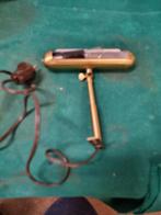 schilderijlamp messing vintage, Huis en Inrichting, Lampen | Wandlampen, Ophalen of Verzenden