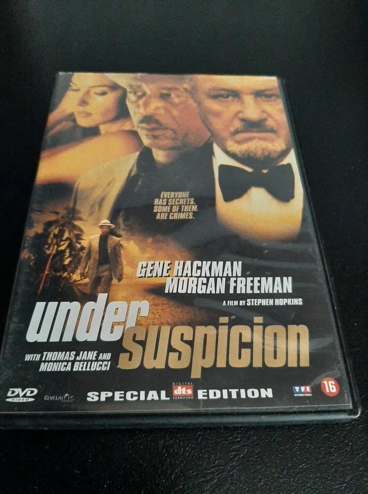 Under suspicion, Gene Hackman, Morgan Freeman!, Cd's en Dvd's, Dvd's | Thrillers en Misdaad, Gebruikt, Overige genres, Vanaf 16 jaar