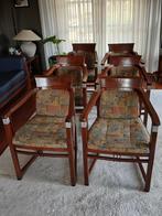 Schuitema decoforma Susan stoelen. Art deco., Huis en Inrichting, Stoelen, Gebruikt, Bruin, Ophalen of Verzenden, Vijf, Zes of meer stoelen