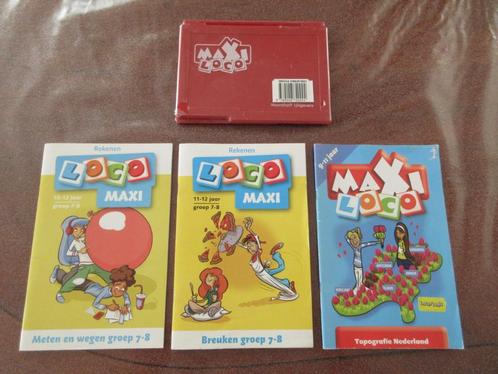 Loco Maxi : doos + 3 boekjes Topo + rekenen 9 - 12 jaar, Kinderen en Baby's, Speelgoed | Educatief en Creatief, Gebruikt, Puzzelen