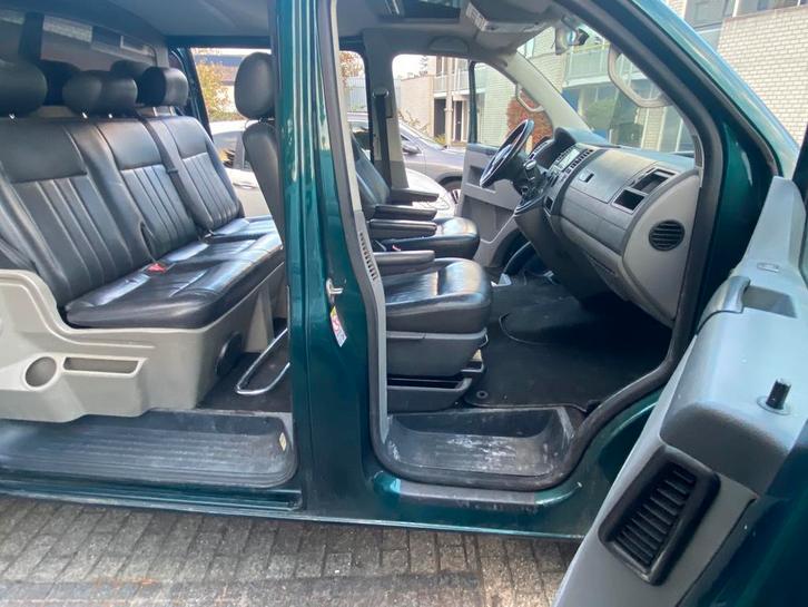 Volkswagen Transporter t5 dubbel cabine 2.5 200pk, Auto's, Bestelauto's, Particulier, ABS, Diesel, Euro 4, Automaat, Origineel Nederlands