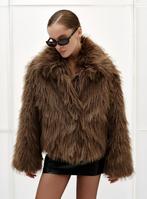 JADE Short Faux Fur Coat, Ophalen of Verzenden, Nieuw, Maat 36 (S), Overige kleuren