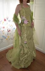 Rembo Styling bruidsjurk trouwjurk bloemen groen, Trouwjurk, Ophalen of Verzenden, Zo goed als nieuw, Rembo styling