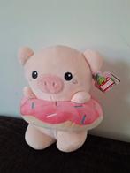 Kawaii Varken Knuffel met Donut - Nieuw!, Ophalen of Verzenden, Nieuw, Overige typen