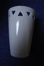 NIEUW Cremekleurig SIERVOORWERP bovenin kan waxinelichtje, Boeken, Ophalen of Verzenden, Nieuw