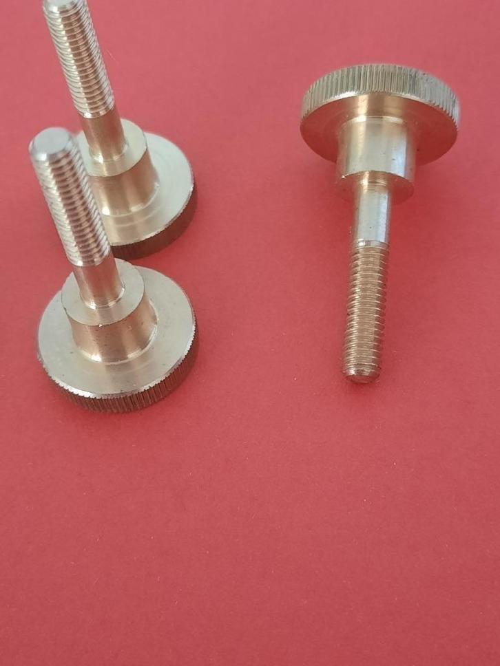 1-2-4 st messing duim- kartelschroef m6x16 jacht sloep ark, Watersport en Boten, Accessoires en Onderhoud, Nieuw, Onderhoud en Reparatie