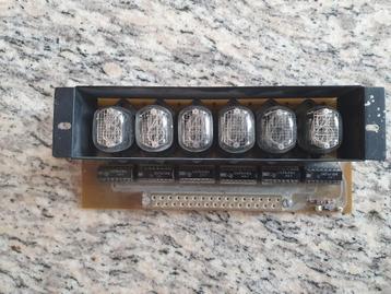 Vintage 6 nixie buisjes met 7441 driver op print. beschikbaar voor biedingen