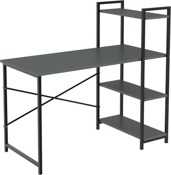 Bureau - Computertafel met planken - Thuiskantoor, Huis en Inrichting, Bureaus, Nieuw, Ophalen