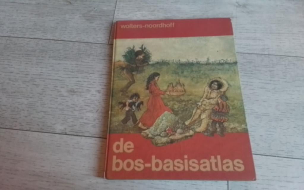 De bos atlas basis uit jaren 70, Gelezen, Bosatlas, Ophalen of Verzenden, 1800 tot 2000
