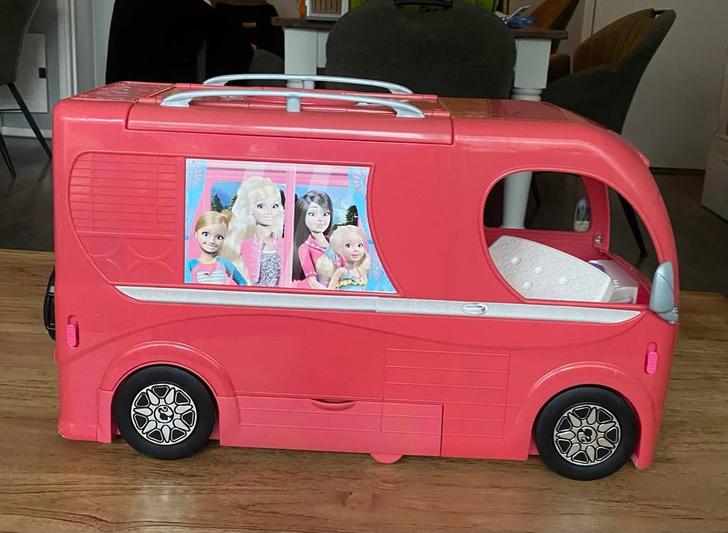 Barbie Camper - Speelplezier Onderweg!, Ophalen, Zo goed als nieuw, Barbie