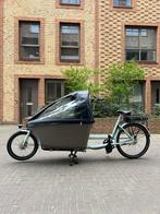 Tweedehands elektrische Dolly Family bakfiets - licht blauw, Overige merken, Gebruikt, 3 kinderen, Ophalen of Verzenden